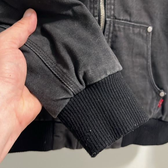 Kids Levi’s Hooded Canvas lined jacket Carhartt look alike size medium. - Picture 4 of 10